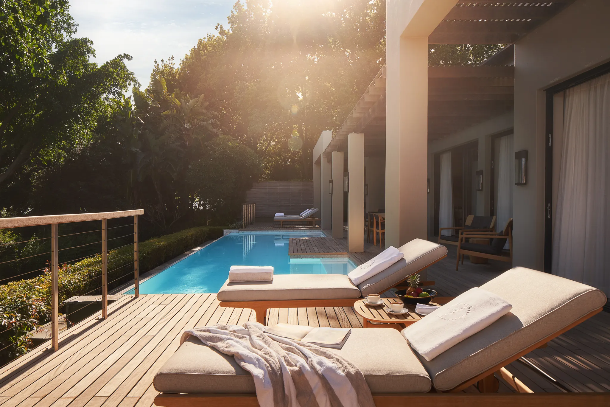 Delaire Graff Lodges & Spa - Presidential Lodge 2 pool