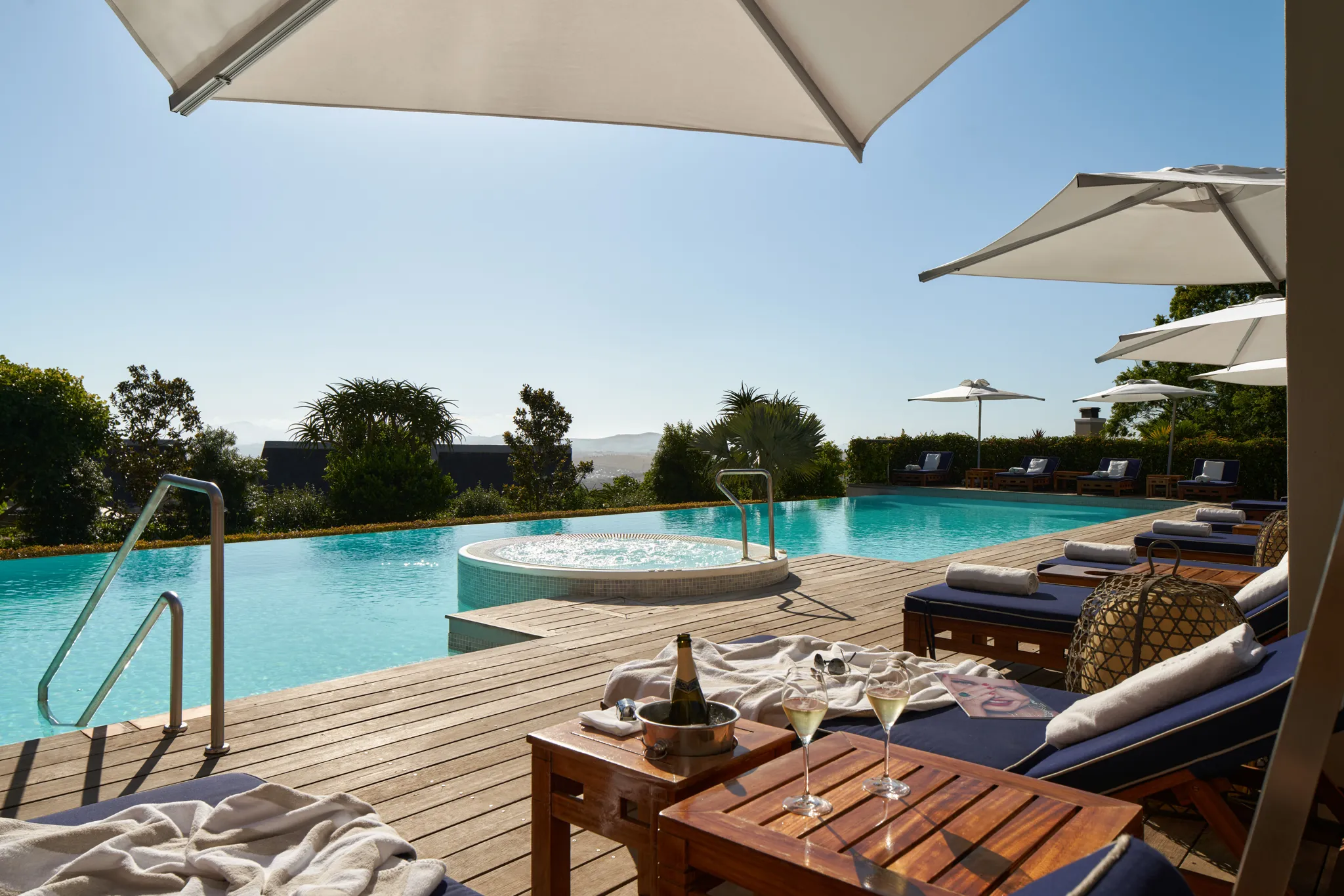 Delaire Graff Spa Terrace and Pool Deck
