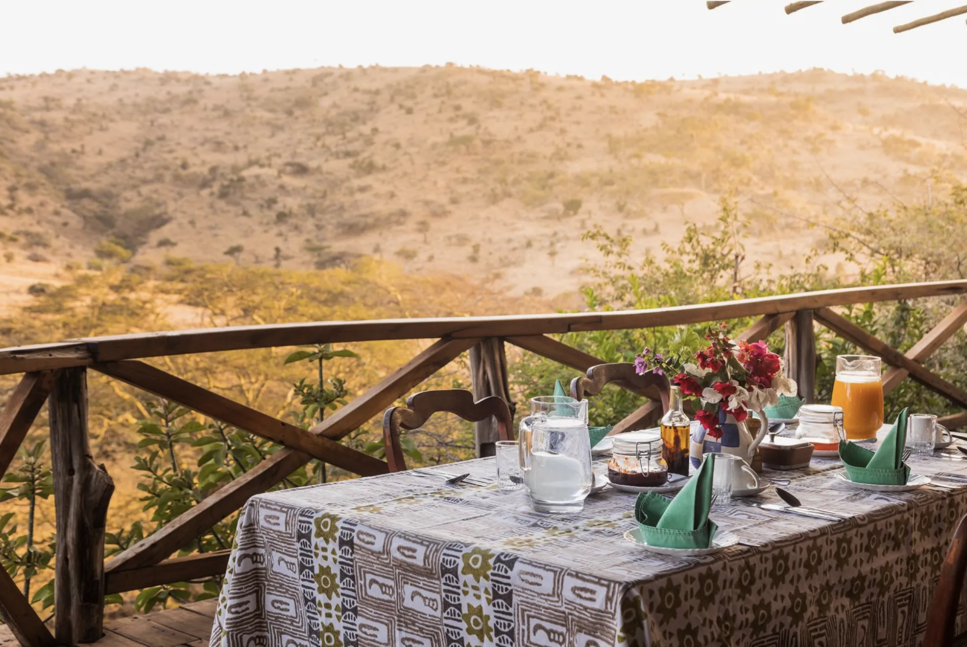 Private dining: deck