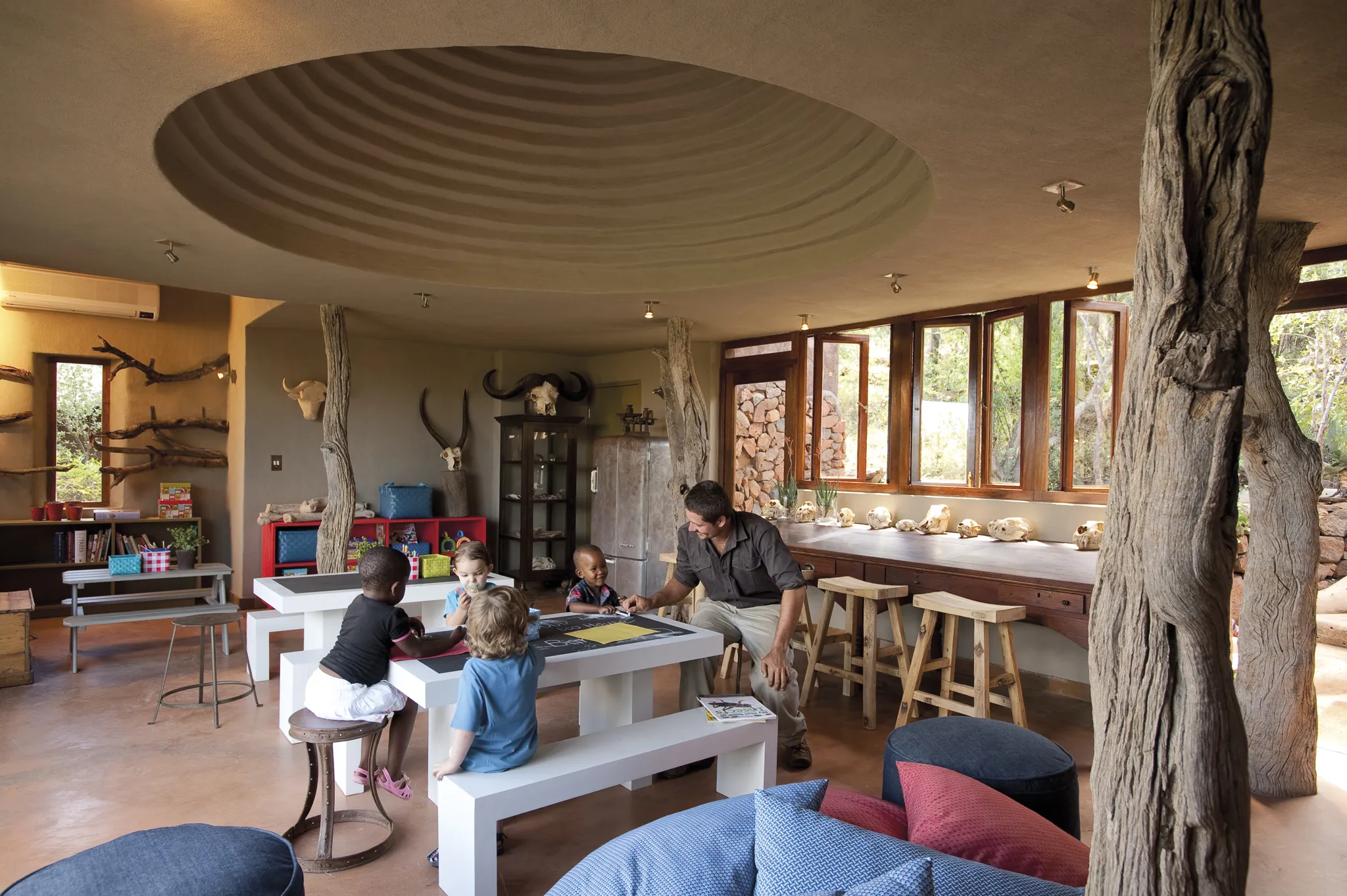 The Eco-House, center of the Madikwe Kidz Club program