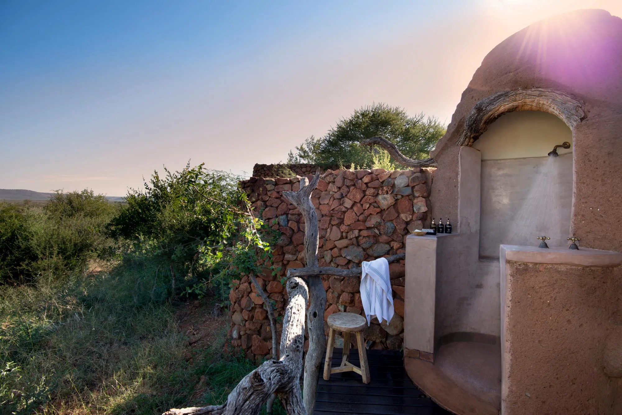 Kopano Lodge - Outdoor shower