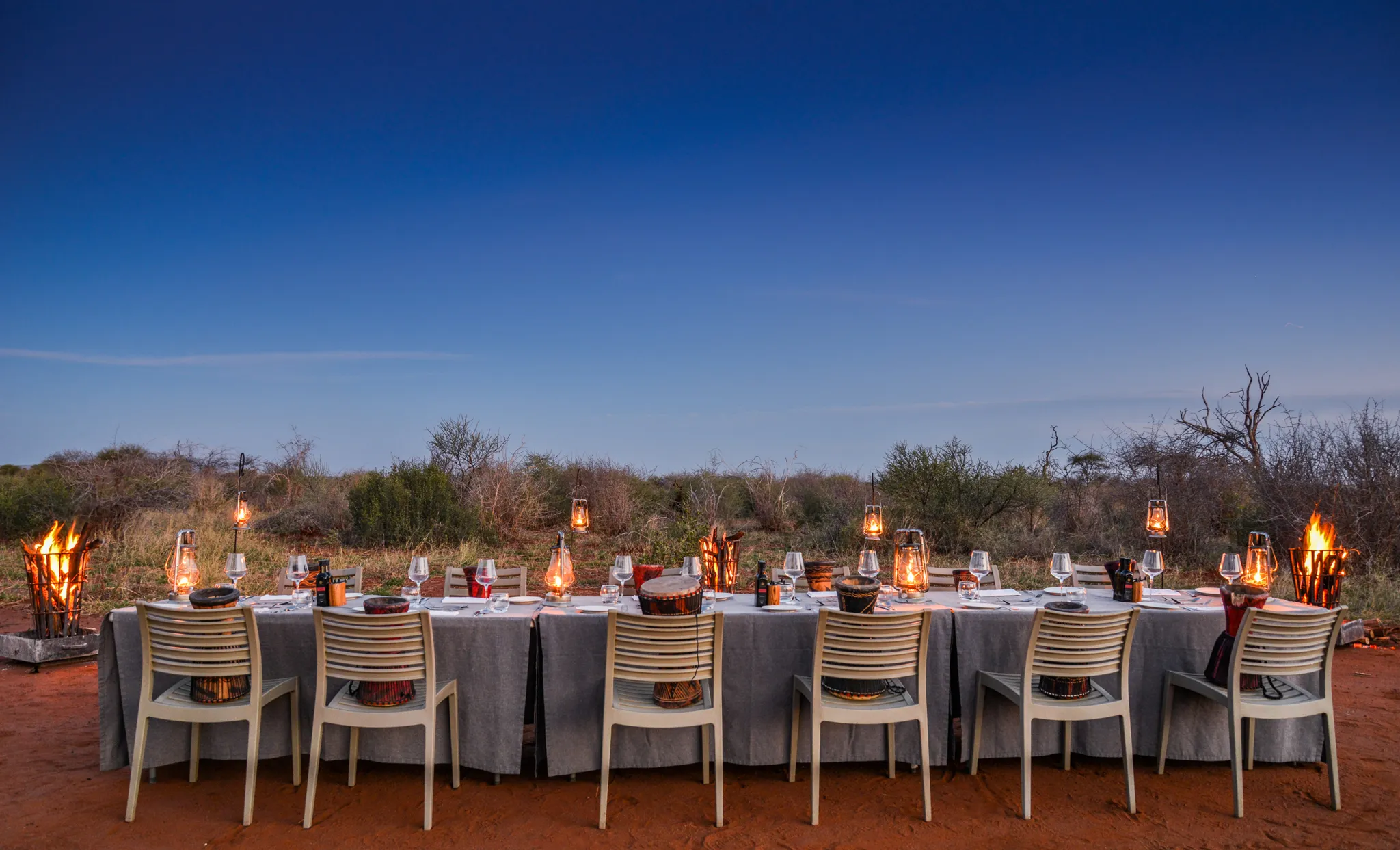 Enjoy an evening under the stars with our bush dinner experience