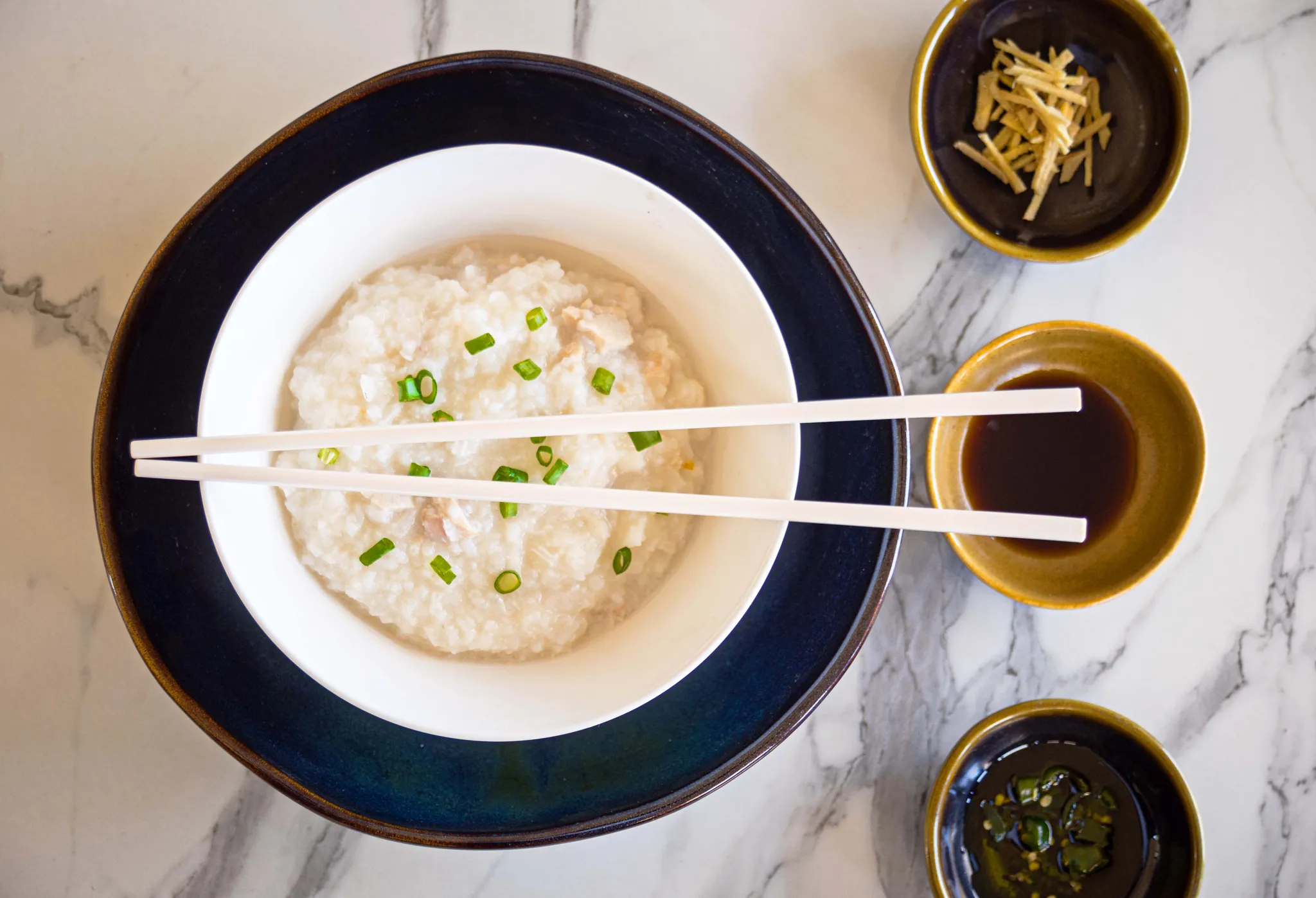 Hong Kong style chicken congee